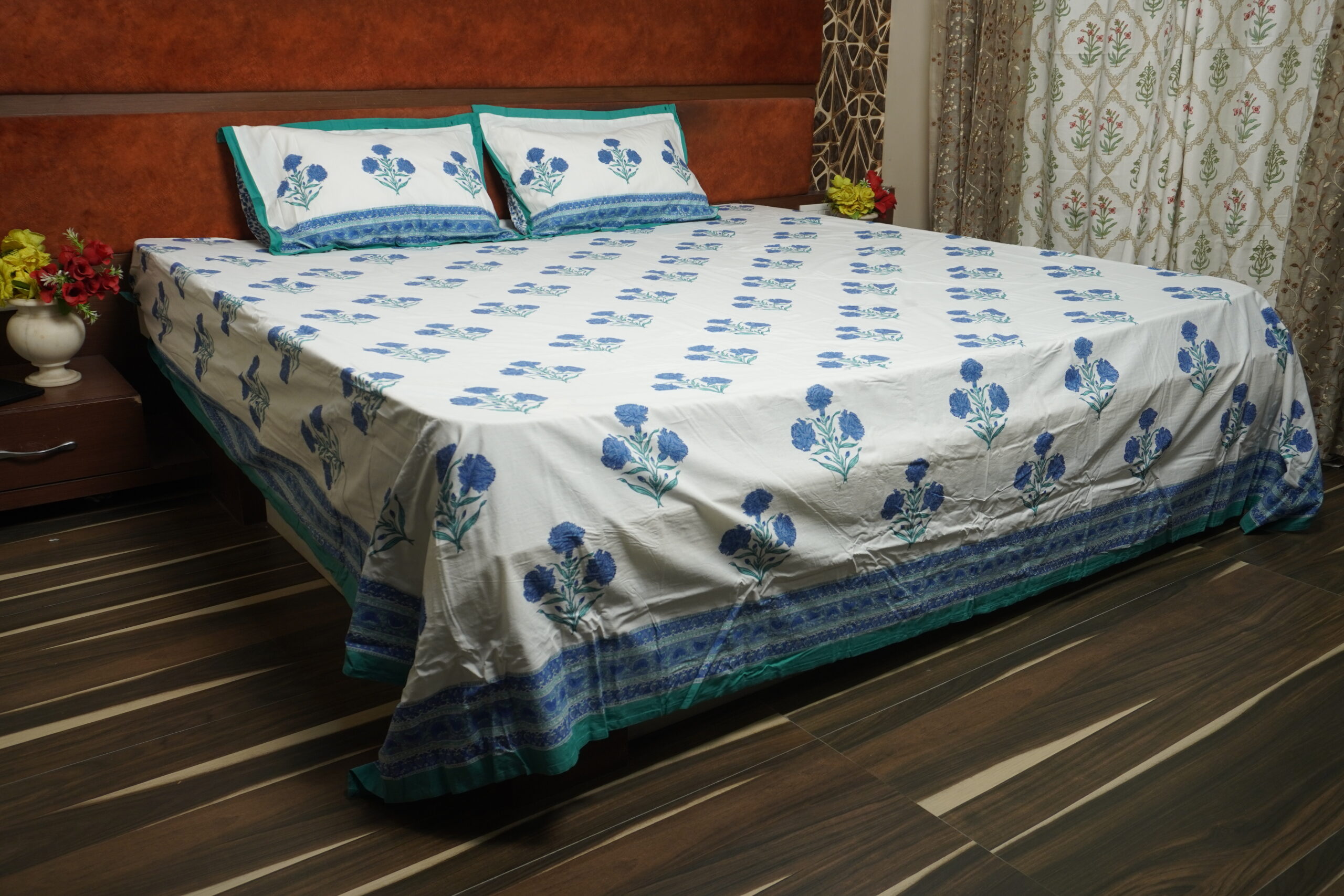 FLORAL PERCALE COTTON BEDSHEET - Image 2