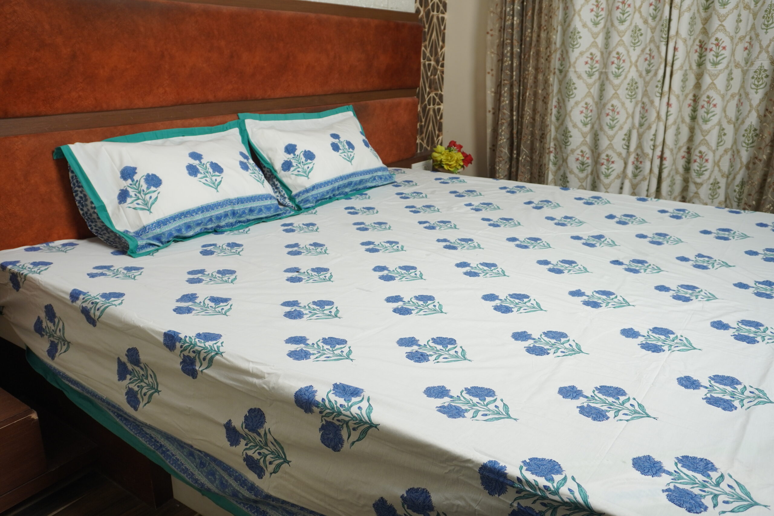 FLORAL PERCALE COTTON BEDSHEET - Image 3