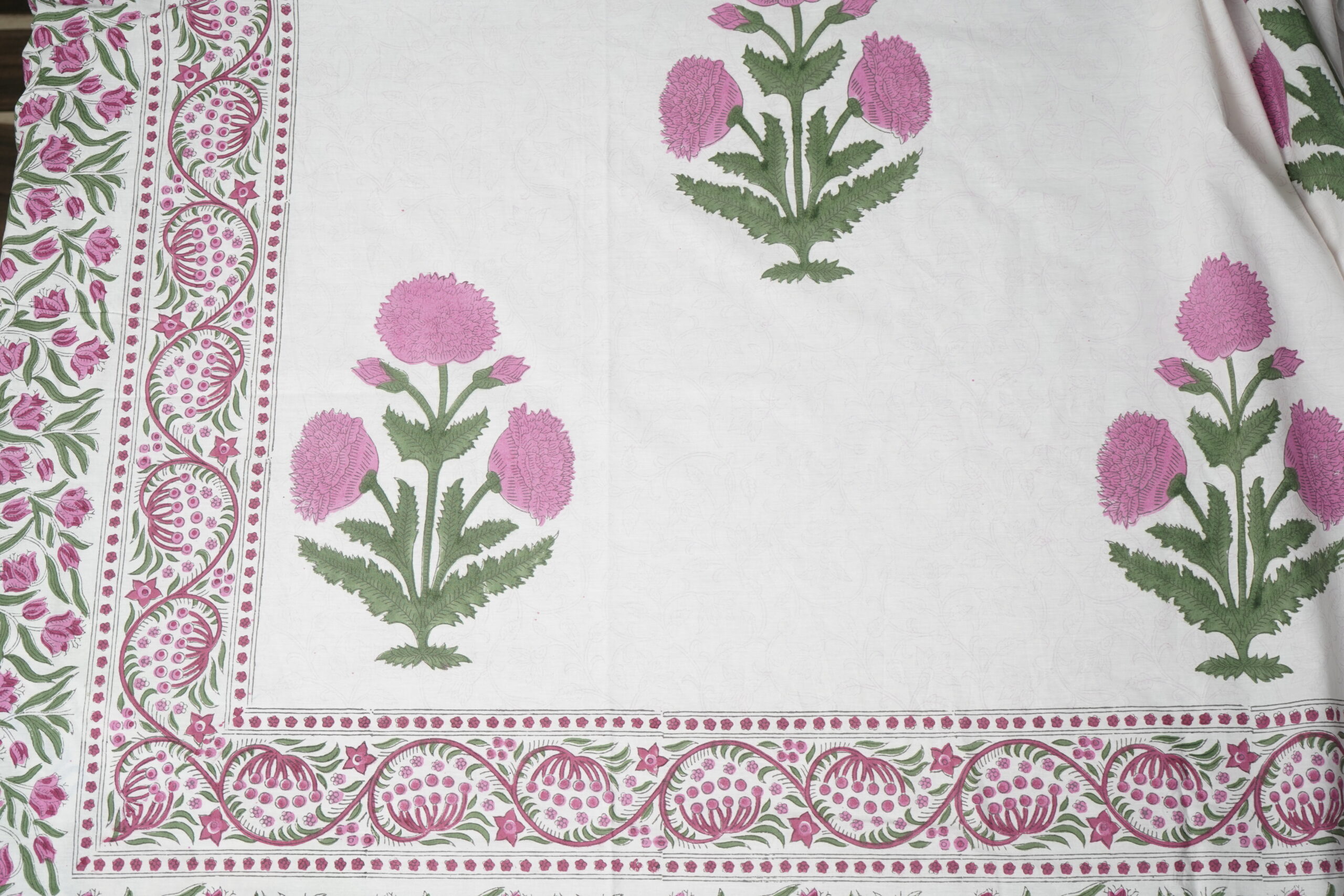 MARIGOLD PERCALE COTTON BEDSHEET (PINK) - Image 4