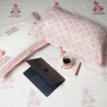 POMEGRANATE PRINT PERCALE COTTON BEDSHEET
