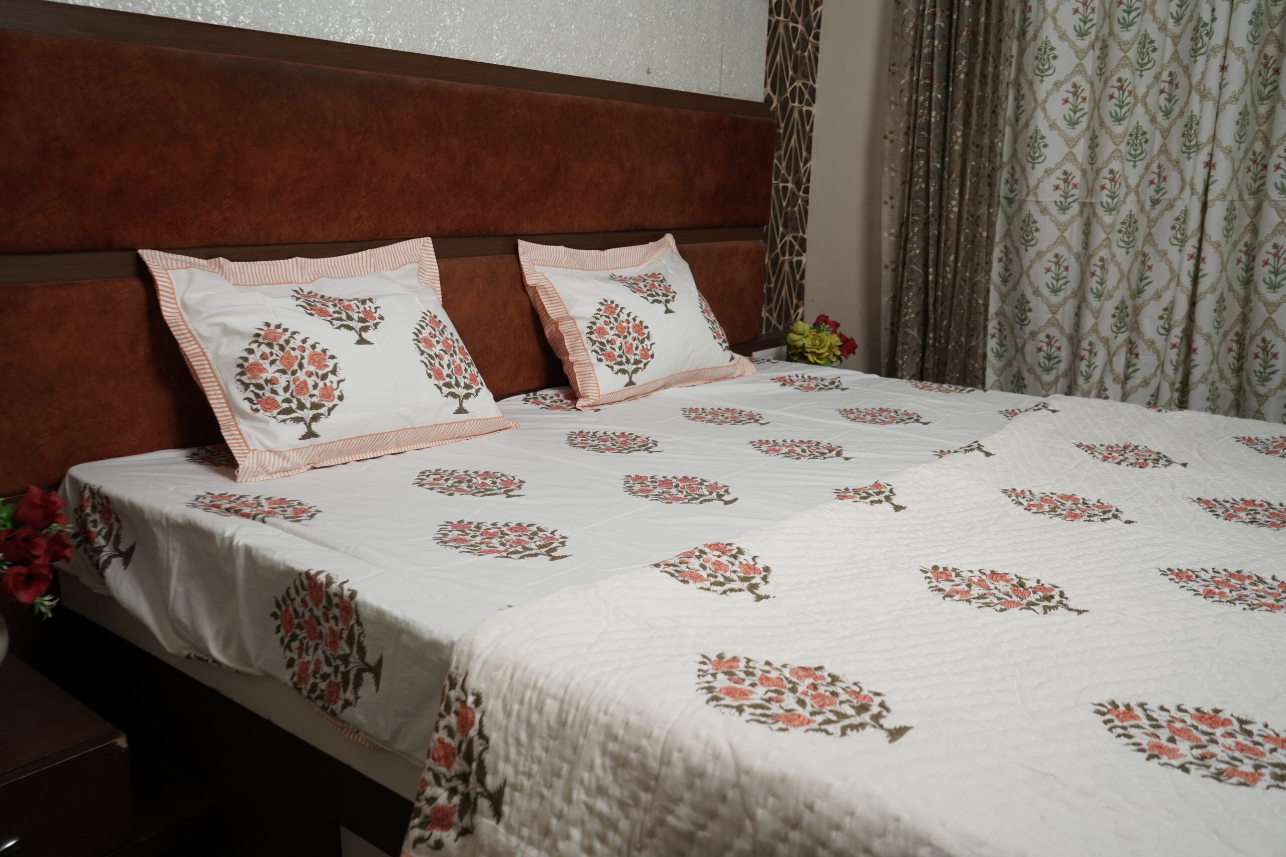FLORAL PERCALE COTTON BEDSHEET - Image 3