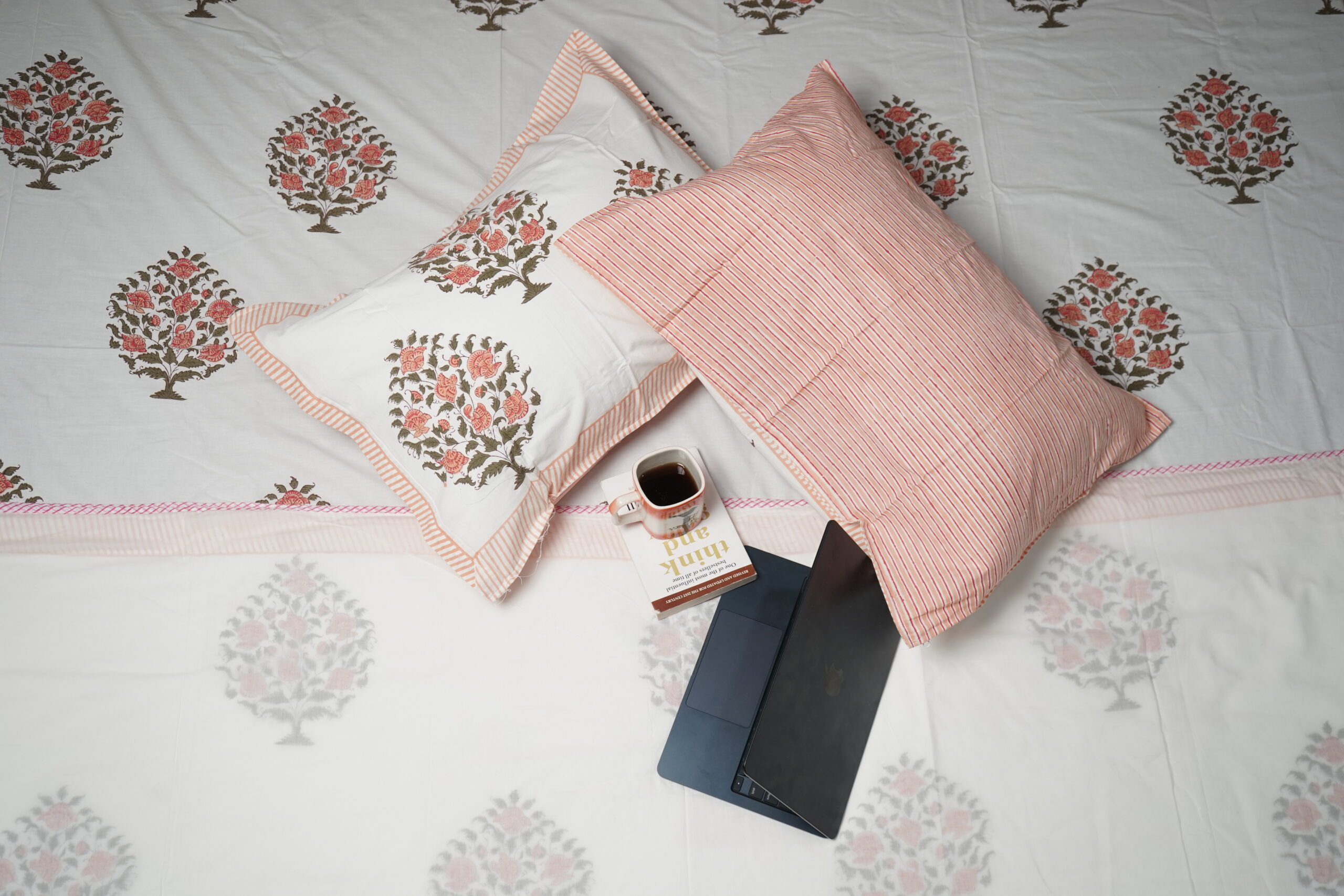 FLORAL PERCALE COTTON BEDSHEET